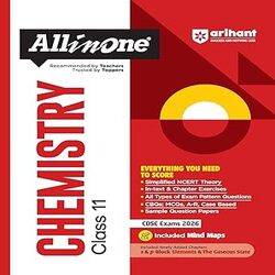 All in One CHEMISTRY Class 11 CBSE Exams 2026